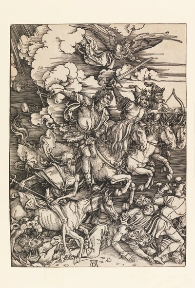 Die vier Reiter der Apokalypse von Albrecht Dürer