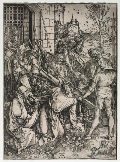 Die Große Passion: Christus trägt das Kreuz von Albrecht Dürer