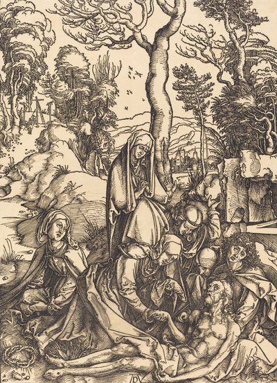 Die Beweinung, ca. 1498-1499 von Albrecht Dürer