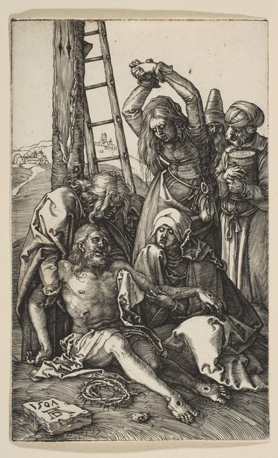 Die Beweinung, aus Die Passion, 1507 von Albrecht Dürer