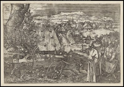 Die Landschaft mit der Kanone, 1518 von Albrecht Dürer