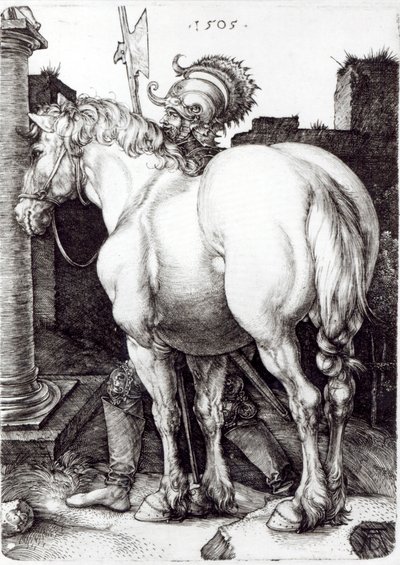 Das große Pferd, 1509 von Albrecht Dürer