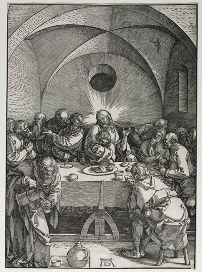 Die Große Passion: Das letzte Abendmahl, 1510 von Albrecht Dürer