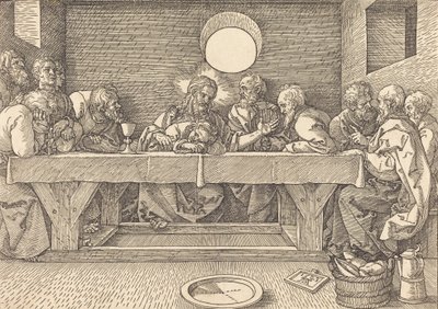 Das letzte Abendmahl, 1523 von Albrecht Dürer