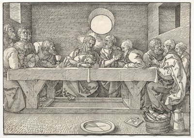Das letzte Abendmahl, 1523 von Albrecht Dürer