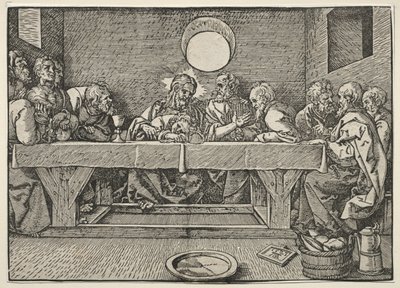 Das letzte Abendmahl, 1523 von Albrecht Dürer