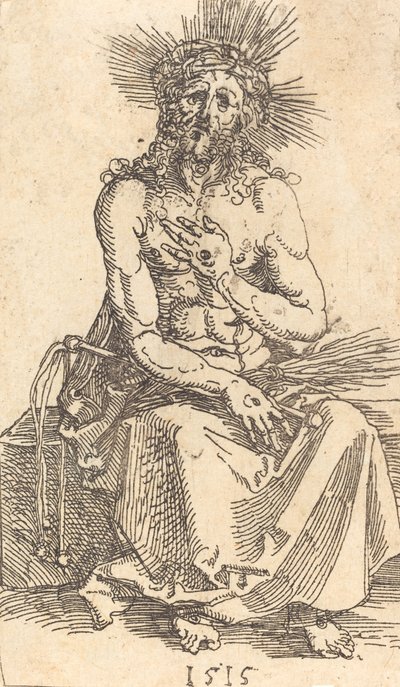Der Schmerzensmann sitzend, 1515 von Albrecht Dürer