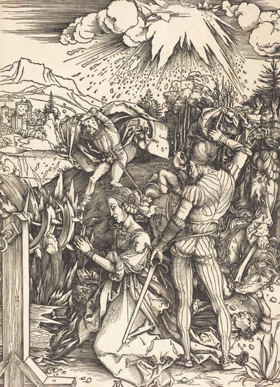 Das Martyrium der Heiligen Katharina, ca. 1497-1499 von Albrecht Dürer