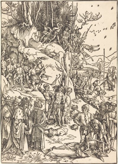 Das Martyrium der zehntausend von Albrecht Dürer