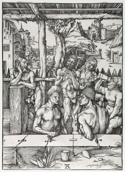 Das Männerbad, um 1496-1497 von Albrecht Dürer