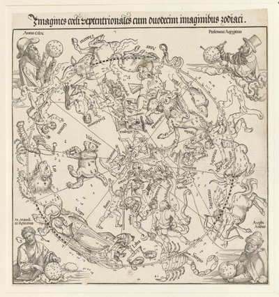 Der nördliche Sternenhimmel, 1515 von Albrecht Dürer
