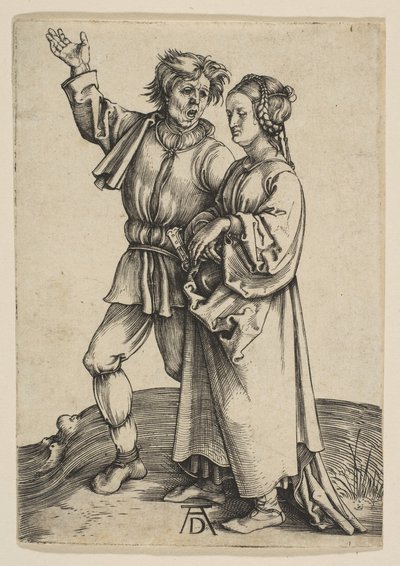Der Bauer und seine Frau (ca. 1497) von Albrecht Dürer
