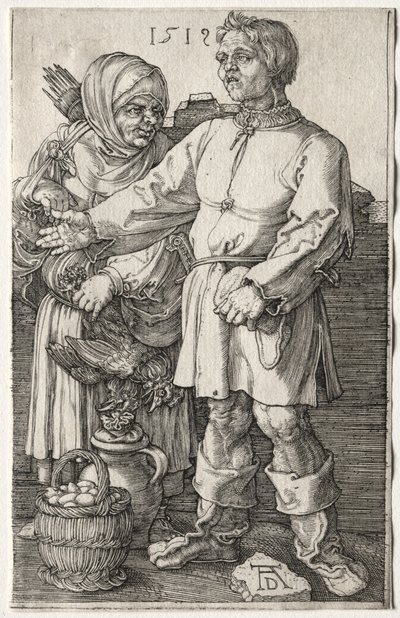 Die Bauern auf dem Markt von Albrecht Dürer