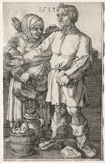 Die Bauern auf dem Markt, 1519 von Albrecht Dürer