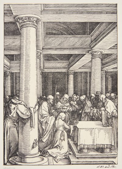 Die Darstellung im Tempel von Albrecht Dürer