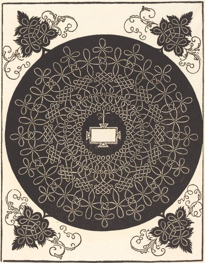 Der zweite Knoten (mit einer länglichen Tafel) von Albrecht Dürer