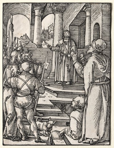 Die kleine Passion: Christus vor Pilatus von Albrecht Dürer