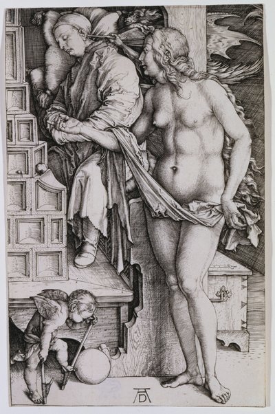 Die Versuchung des Müßiggängers von Albrecht Dürer