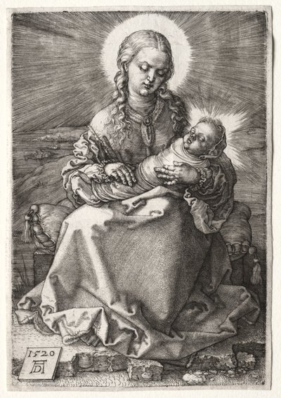 Die Jungfrau mit dem gewickelten Kind von Albrecht Dürer