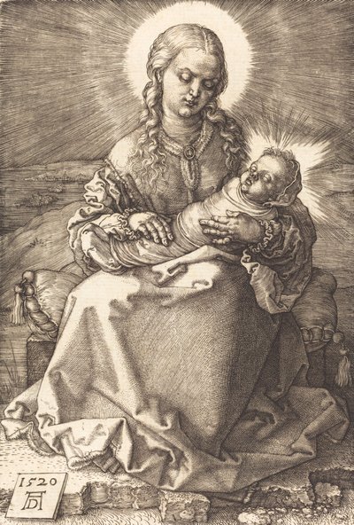 Die Jungfrau mit dem gewickelten Kind, 1520 von Albrecht Dürer