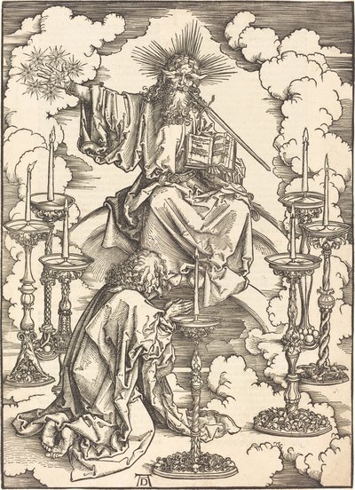 Die Vision der sieben Leuchter von Albrecht Dürer