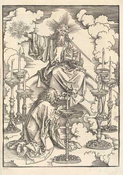 Die Vision der sieben Leuchter von Albrecht Dürer