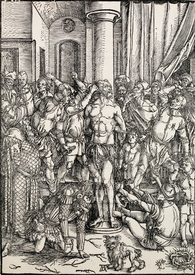 Die Geißelung, ca. 1496-97 von Albrecht Dürer