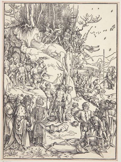 Das Martyrium der zehntausend von Albrecht Dürer