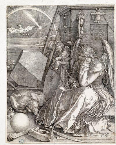 Melancholia I (Stich) von Albrecht Dürer