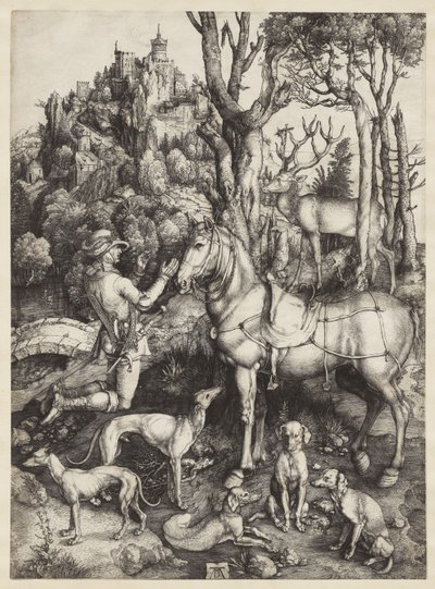 Heiliger Eustachius, um 1501 von Albrecht Dürer
