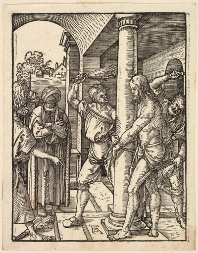 Die Geißelung, 1509-11 von Albrecht Dürer