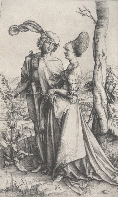 Die Promenade, ca. 1496-1497 (Gravur) von Albrecht Dürer