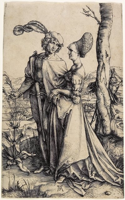 Die Promenade, ca. 1496 von Albrecht Dürer