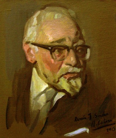 Porträt von Ramón J. Sender von Alejandro Cabeza