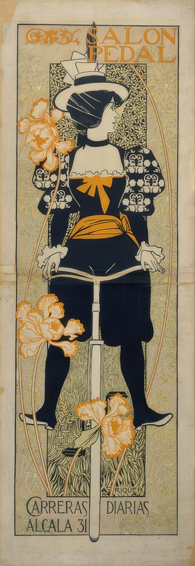 Salon Pedal (Werbeplakat) von Alejandro de Riquer Inglada