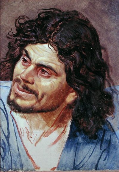 Kopf eines Leibeigenen von Aleksandr Andreevich Ivanov
