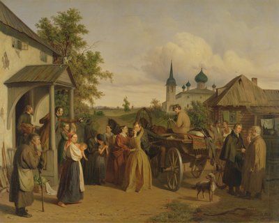 Die Abreise, 1850 von Aleksei Filippovich Chernyshev
