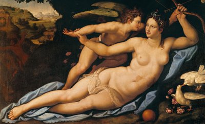 Venus und Amor von Alessandro Allori