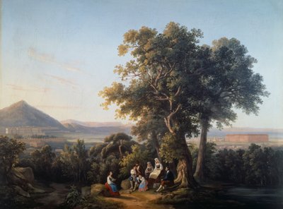 Die Ebene von Caserta von Alessandro Fergola
