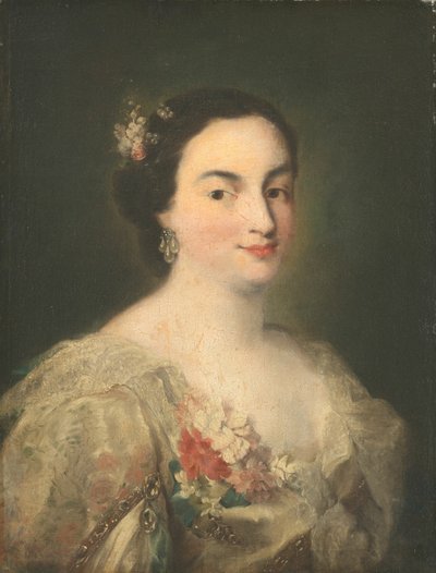 Porträt einer jungen Frau von Alessandro Longhi