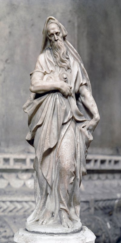 Prophet Sacharja (Marmorskulptur) von Alessandro Vittoria
