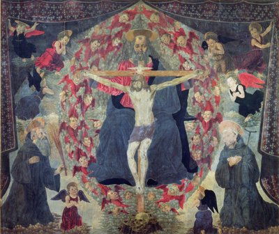 Heilige Dreifaltigkeit und Heilige von Alessio Baldovinetti