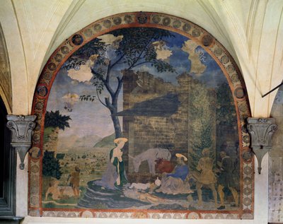 Die Geburt Christi, 1460-62 von Alesso Baldovinetti