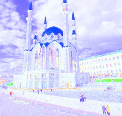 Blaue Kathedrale, 2017 von Alex Caminker