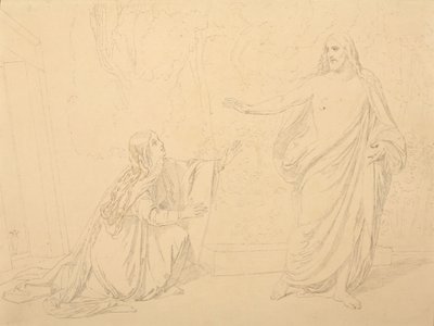 Noli me tangere, 1835 von Alexander Andreyevich Ivanov