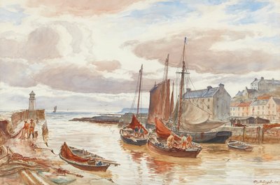 Hafen von Pittenweem von Alexander Ballingall