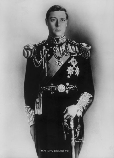 König Edward VIII (s/w Foto) von Alexander Bassano