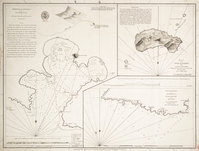 Karte von Lampedusa, Sizilien von Alexander Dalrymple