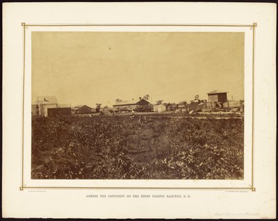 Depot, Lawrence, Kansas von Alexander Gardner