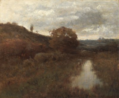 Herbstlandschaft und Teich von Alexander Helwig Wyant